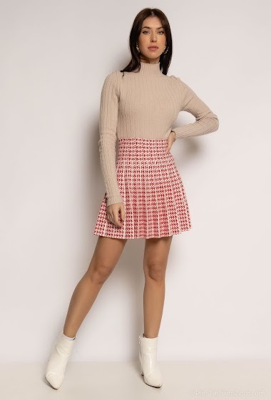 Wholesaler Cherry Koko - Pleated knit skirt