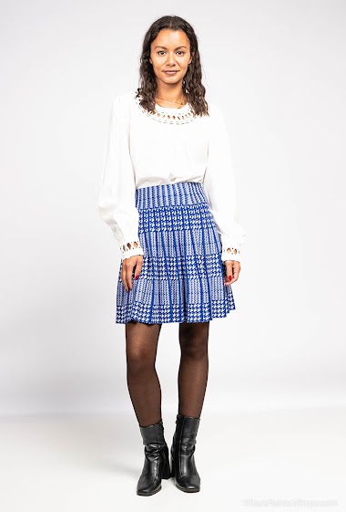 Großhändler Cherry Koko - Pleated knit skirt