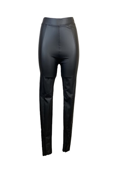 Großhändler Cherry Koko - Faux leather leggings with slits