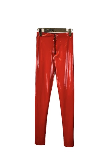 Großhändler Cherry Koko - Vinyl leggings with zipper