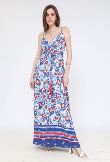 Wholesaler Cherry Koko - Long printed dress with belt