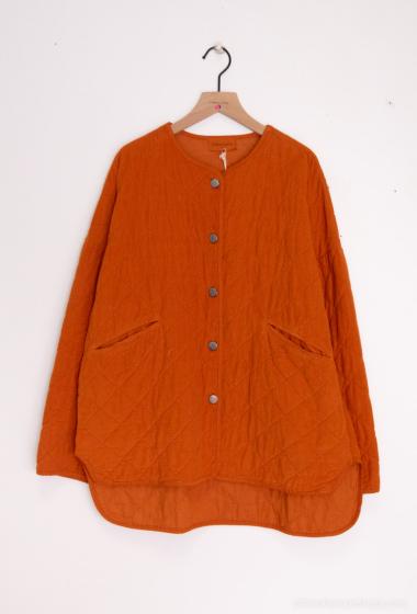 Wholesaler Cherry Paris - Oversized plain cotton jacket MEGANE