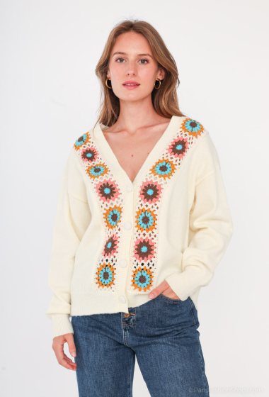 Wholesaler Cherry Paris - Vest with crochet edge GLADIS