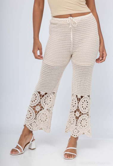 Wholesaler Cherry Paris - RANA cotton crochet pants