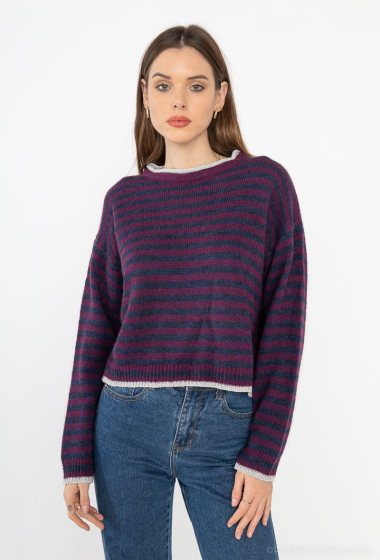 Wholesaler Cherry Paris - GILBERTA striped knit sweater