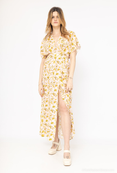 Wholesaler Cherry Paris - KATLEEN floral print sleeveless long dress
