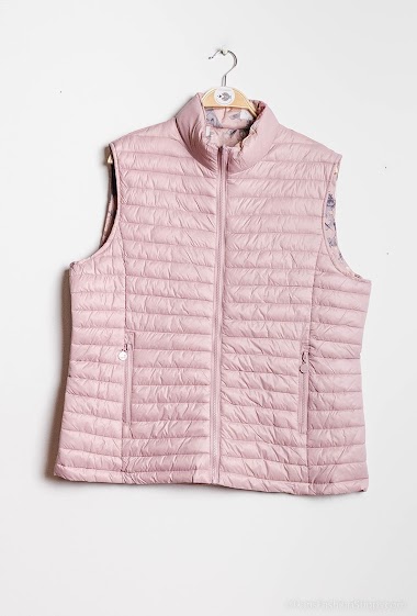 Wholesaler Cherry Berry - Women's reversible sleeveless down jacket