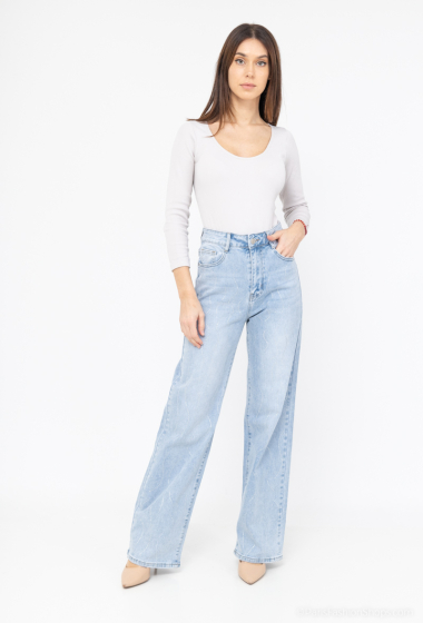 Grossiste Chic Shop - pantalon large strass
