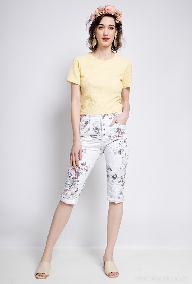 Wholesaler Chic Shop - Flower print shorts