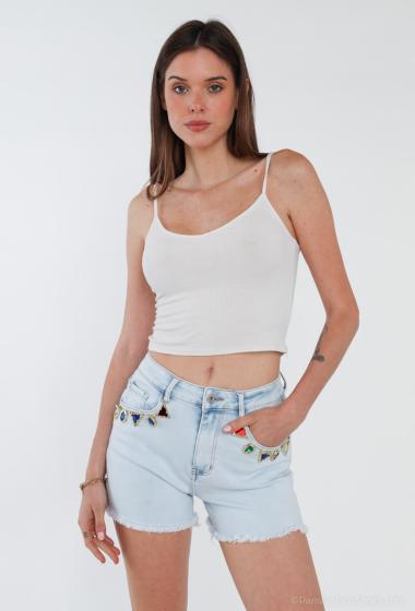 Grossiste Chic Shop - Short en jeans