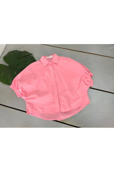 Wholesaler Chicaprie - Girls' Plain Oversized Shirt