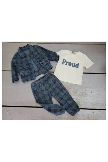 Wholesaler Chicaprie - Baby Boy Jacket and Pants Set