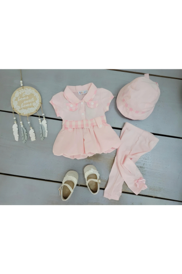 Wholesaler Chicaprie - Elegant Baby Girl Dress Set