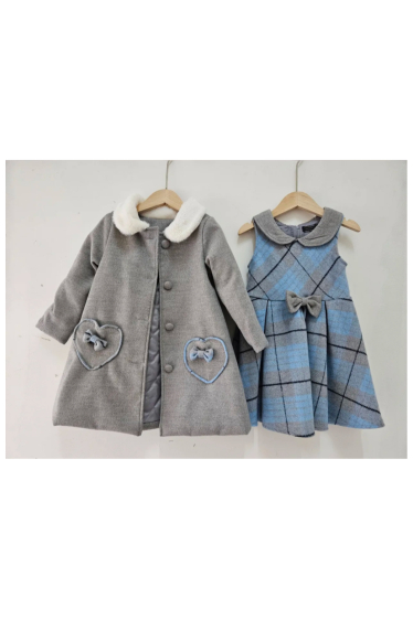 Wholesaler Chicaprie - Girl's jacket and dress set