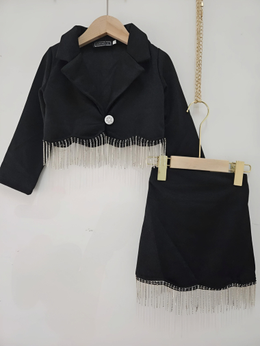 Wholesaler Chicaprie - Girls' Jacket and Skirt Set