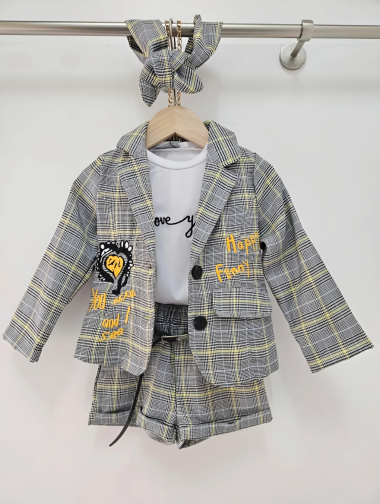 Wholesaler Chicaprie - Girls' Jacket and Shorts Set