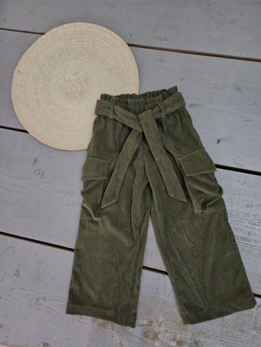 Wholesaler Chicaprie - Girl's velvet trousers