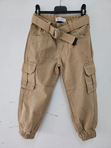 Grossiste Chicaprie - Pantalon Fille Cargo