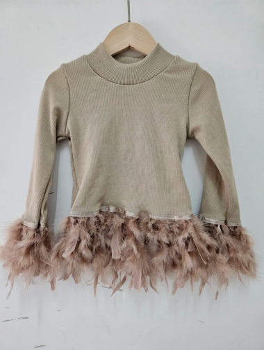 Wholesaler Chicaprie - Girl's long-sleeved jumper