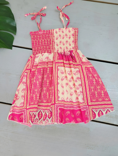 Wholesaler Chicaprie - Girls Colorful Strap Dress