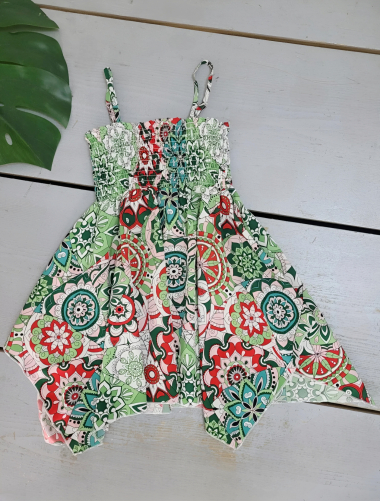 Wholesaler Chicaprie - Girl's Colorful Strap Dress