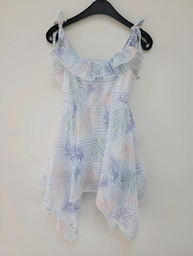 Wholesaler Chicaprie - Girl's Floral Strap Dress