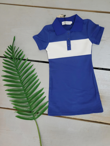 Wholesaler Chicaprie - Girls' Short Dress With A Tennis Style Band