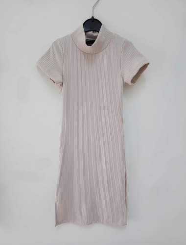 Wholesaler Chicaprie - Girls' Long Plain Short Sleeve Dress