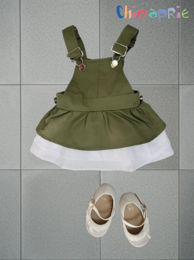 Wholesaler Chicaprie - Baby Girl Overall Dress