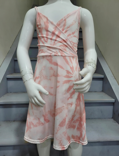 Wholesaler Chicaprie - Girl's Floral Spot Dress