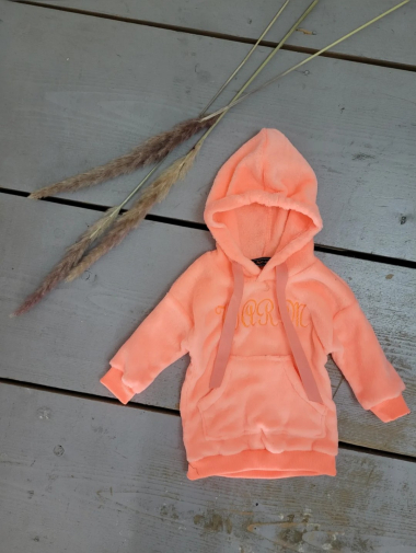 Großhändler Chicaprie - Langes Sweatshirt für Baby-Mädchen