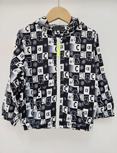 Wholesaler Chicaprie - Boys' Lightweight Printed Jacket
