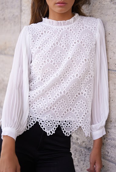Wholesaler Choklate - Lace blouse Marion