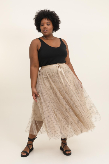 Wholesaler Choklate - Aria tulle skirt Plus Size (L-XL)