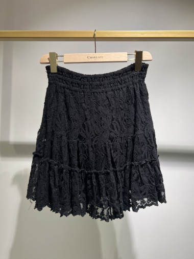 Wholesaler Choklate - Short lace skirt