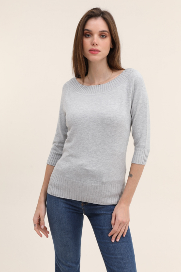 Wholesaler Choklate - Boat neck knit sweater