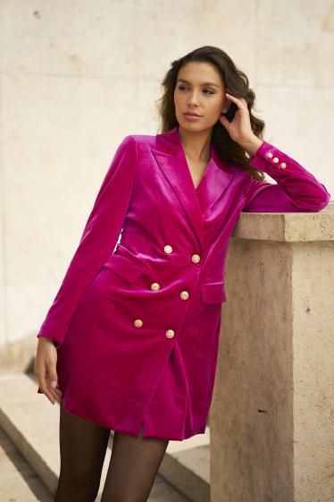 Wholesaler Choklate - Dress Velvet blazer jacket