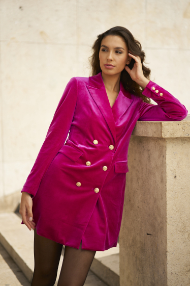 Wholesaler Choklate - Dress Velvet blazer jacket
