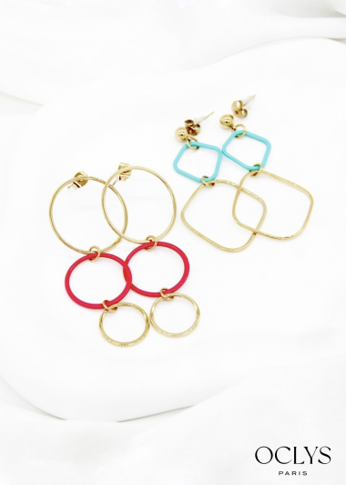 Wholesaler OCLYS - Color earrings