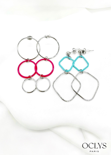 Wholesaler OCLYS - Color earrings