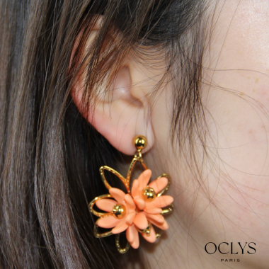 Grossiste OCLYS - Boucles d’oreilles Flora