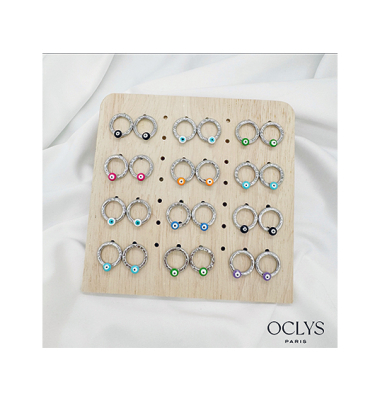 Wholesaler OCLYS - Ines chip earrings