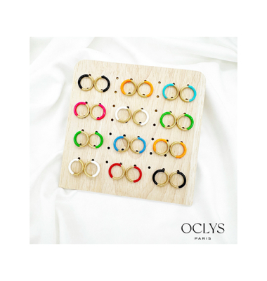 Wholesaler OCLYS - Ines chip earrings