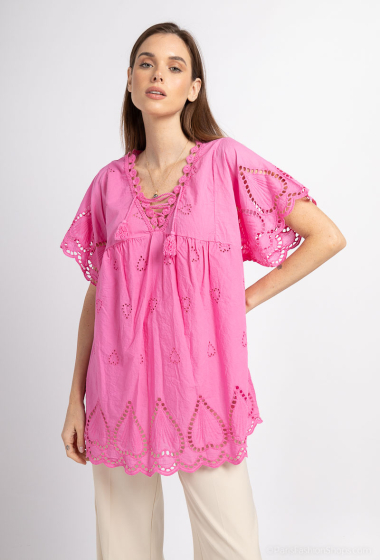 Wholesaler Christelle - Embroidered blouse