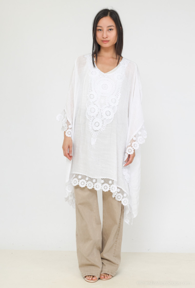Wholesaler Christelle - Embroidered poncho