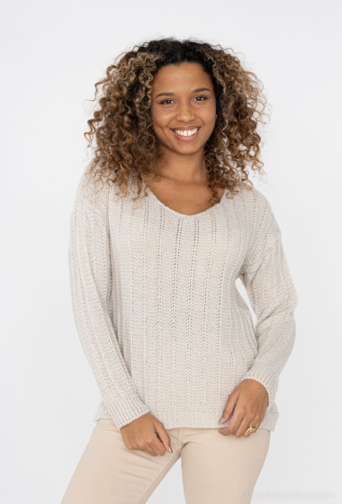 Wholesaler Christelle - Shiny knit sweater