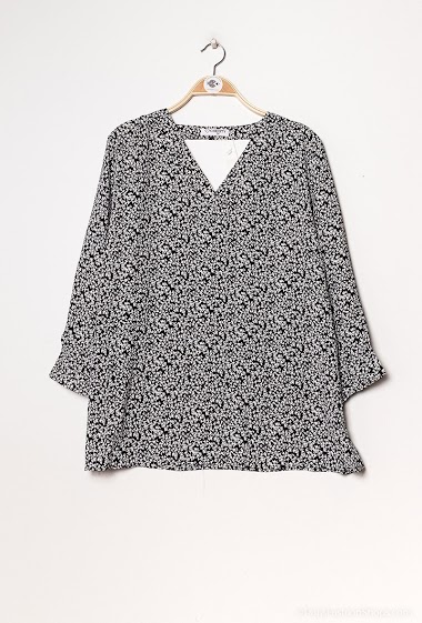 Wholesaler Christy - Polka dots print blouse