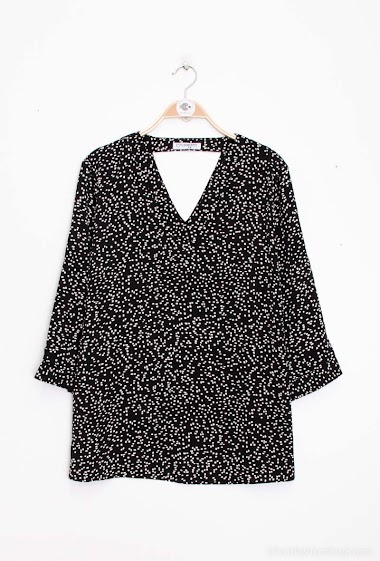 Wholesaler Christy - Dots print blouse