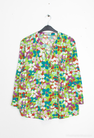 Großhändler Christy - Lässige Bluse mit fließendem Muster