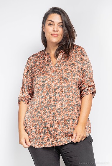 Wholesaler Christy - Plain blouse satin